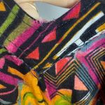 Vintage Jumpsuit‎ Abstract Floral Pattern FLAWS Boho Casual Sleeveless Tie Waist Pink Size M Photo 12