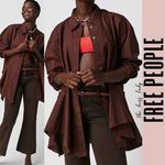 Free People  buttondown tunic top dress Small Photo 6