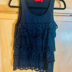 Elle  Eyelet Tank Top Size S Photo 2