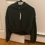 Urban Outfitters NWT Black BDG Charlyee cropped hoodie sweatshirt Size XS Photo 4