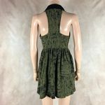 Urban Outfitters Sparkle & Fade Green/Black Camo Mini Tank Dress Size 0 Photo 4