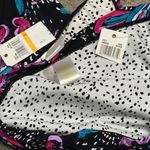 Anne cole  black floral bikini. L-top/M-bottom. NWT Photo 14