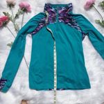 Champion  Blue Pink Blurred Workout Top Sleeve C9 Size Juniors Large Teal Running Photo 5