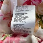 Leslie Fay Vintage ‘00s Ivory & Pink Floral Print Pleated Knee Length Skirt Photo 9