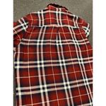 Sim and Sam slim flannel plaid shirt size M Red Size M Photo 3