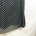 Maggie Barnes Plus Size 24W Dress Midi Black Polka Dot Sleeveless Shift 1414 Photo 4