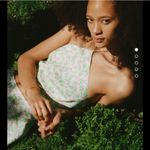 ZARA NWT Floral Satin Effect Skirt Photo 5