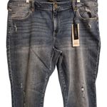 Liverpool NWT Kennedy Distressed Crop Mid Rise Jeans ECO Style 16W Photo 1