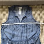 Tommy Bahama  Tencel Lyocel Chambray Split Neck‎ Cover Up Dress medium boho Photo 9