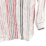 J.Jill Love Linen Essential Striped Button Up Shirt Photo 9