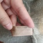 Anthropologie Light Gray Open-Front Sweater Cardigan One Size Womens Photo 4