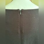 Randy Kemper Black Red A Line Dress Square Neck Long Sleeves Zip in Back SZ 10 Photo 5