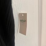 Aerie  Ribbed Tank Top Button Front Racerback Sleeveless Black Medium NWT‎ Photo 3