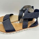 Sorel Sandals Women Size 7 ELLA II IN Navy Nocturnal Sea Salt Photo 3
