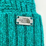 The North Face Women's Knit Beanie Green Knit One Size Photo 6
