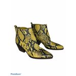 Sam Edelman  Winona western bootie‎ yellow snake Photo 1