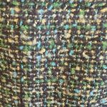 Liz Claiborne  Chenille Fully Lined Pencil Skirt Size 6 Gray Green Blue Photo 2