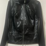 Cable & Gauge Faux Leather Jacket Photo 0