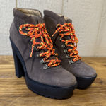 Ralph Lauren Polo ‎ Oiled Sueded Helene Bootie Size 38B Size 8 Fluorescent Photo 0