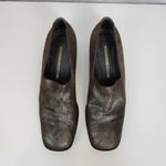 Donald J Pliner Womens Shoes Size 9 Silver Brown Embossed Slip Photo 78