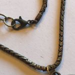 Vintage Jaguar Aged Bronze Tone Pendant Necklace Brown Photo 4