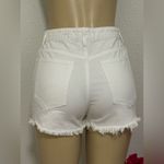Harper White High Waist Denim Shorts Photo 1
