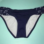 Delia's dELiA*s NAVY BLUE & WHITE BIKINI BOTTOM SIZE XS Photo 0
