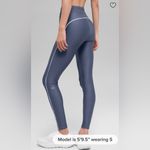 Alo Yoga  SET NWT Bluestone White Airlift Suit Up Bra & Airlift Suit Up legging M Photo 5