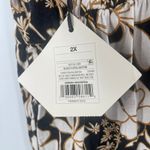 Ava & Viv  x Target Dress Size 2X Midi Linen Blend Ruffle Floral Plus Curvy NWT Photo 5