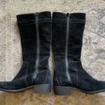 Cole Haan Black Suede Buckle Block Heel Waterproof Knee High Winter Boots 9.5 Photo 1