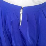 Diane Von Furstenberg Diane Von‎ Furstenberg DVF Blue Jamila Ruched Dress Women's Size 6 Photo 6
