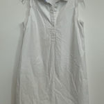 Vineyard Vines  White White Scalloped Margo Shirt Dress - Size 2 Photo 0