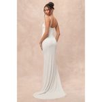 Lulus Stunning Vow White Beaded Sequin Maxi Dress Size L Size L Photo 8