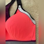 Victoria's Secret VSX Neon Pink and Deep Purple Sports Bra Photo 2