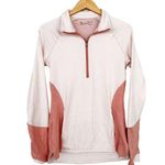Under Armour  Coldgear Fitted Pink Half Zip Sz S Photo 0