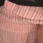 Westbound  woman's button down pink & white striped blouse blouse size medium Photo 3