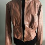 Good condition brown jacket very Nice Size L Photo 4