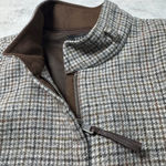 Talbots Gray Brown Plaid Blazer Jacket 12 Petite Equestrian Academia Photo 10