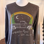 Life Clothing Co. NWOT Oversized Gray Country Roads Graphic Sweatshirt Size M Photo 0