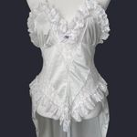 Vintage 70s Intimates Sleepwear White Size M Photo 5