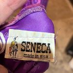 Seneca womens vintage lace lined formal cocktail handkerchief hem midi dress Photo 4