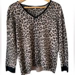 Gerard Darel Gerard Darrel Paris 100% Merino Wool V-Neck Leopard Print Sweater Photo 14