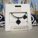 Disney  parks x Alex and ani sleeping beauty maleficent handle bracelet NWT Photo 1