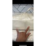 XOXO Vintage  Y2K faux leather shoulder hobo bag knotted handles shimmery white Photo 6