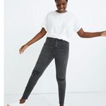 Madewell NWT  Curvy High-Rise Skinny Jeans in Black Sea Size 36 Photo 0