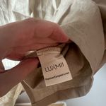 Luxmii Relaxed Pallocino Linen Flax Top Oatmeal Minimalist Lagenlook Size S/M Tan Size M Photo 6