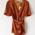 Hello Molly Midnight Noise Romper in Rust Photo 2