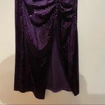 ZARA sparkly velvet dress purple Size Small 0387/201 Photo 10