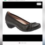 Abeo Nellie Pumps Sz 9.5N Slip On Leather Career Wear Academic Professional Black Photo 14