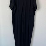 H by Halston Black Ruffled Detail Jumpsuit Size L Photo 5